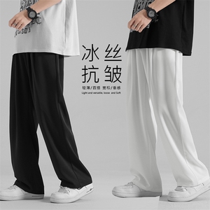 百搭休闲冰丝速干2022潮流运动风拖地长裤 K908-P40图片