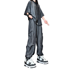 量大优 供视频 束脚冰丝长裤 M-5XL 特P30 控68 CK32图片