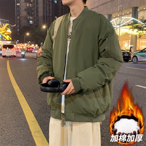 棒球服外套男女棉服美式潮牌复古高级感男装宽松飞行员M0822-P98图片