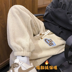 冬季加绒加厚摇粒闲保暖休闲裤712-kk382P55控69