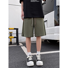 8XL-M特大码短裤男宽松运动裤夏季休闲裤户外冰丝五分裤DK1530P25，男装休闲裤，电商D206-1