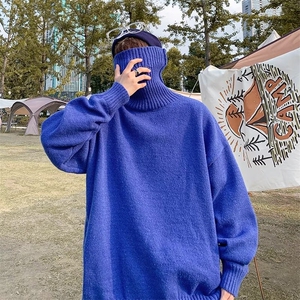 毛衣男港味2023秋季复古日系针织衫B611P42图片