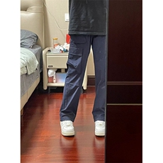 【有货】藏蓝色工装裤男款ootd美式机能登山冲锋裤KZA139WW-特P43，男装工装外套，星座1007（原301D）