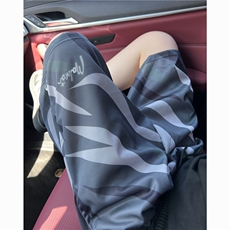 网眼短裤男夏季潮牌美式痞帅休闲裤子炸街设计感，男装牛仔裤，星座716-2