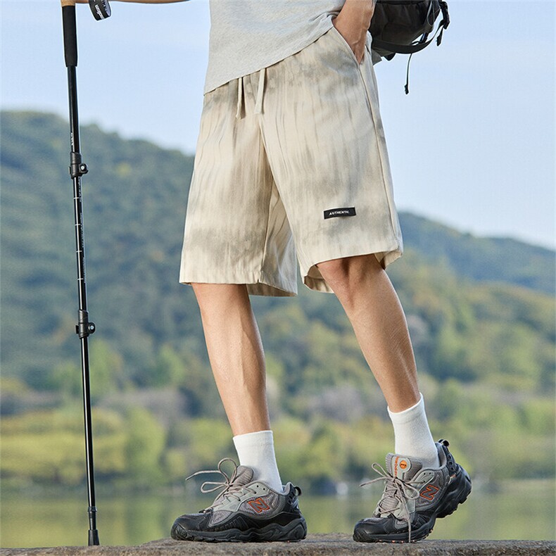 短裤男夏季新款休闲裤五分裤直筒宽松情侣运动裤 A406 K313 特P32图片