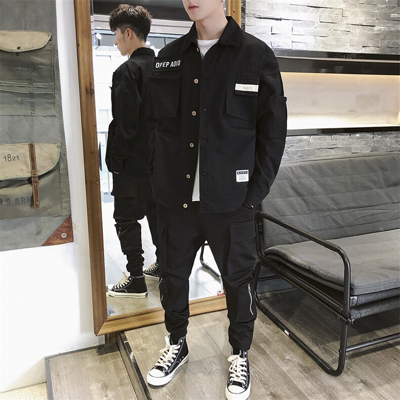 2021春装新款外套工装夹克衣服休闲日系宽松潮男装DS335TP80,男装夹克,电商A102