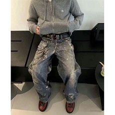【套图7】903-AK91-特P70【98】S-3XL印花牛仔裤！，男装牛仔裤，星座903