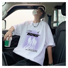 1506-1/TC121/P29夏季210克纯棉潮流五分袖，男装T恤，星座1506-1