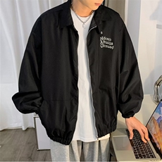 冲锋衣2023春秋款中性穿搭墨绿色外套飞行工装夹克棒球服，男装夹克，星座716-4