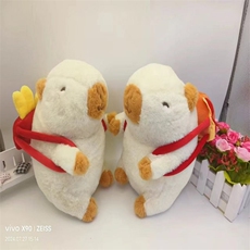 王艳涛毛绒玩具厂 汉堡水豚十个起售