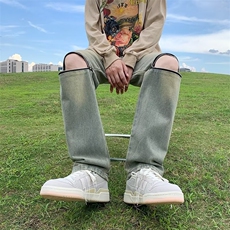 青春流行ins男直筒水洗牛仔裤T8803P42，男装牛仔裤，星座1116-2