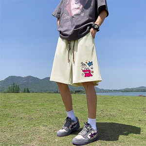 25年直播抖音得物品质运动男中裤五分休闲短裤K315P30控48图片