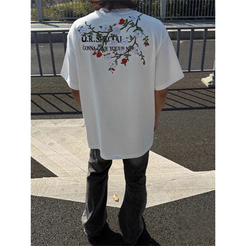 全刺绣纯棉230克短袖ZX0210-P33图片