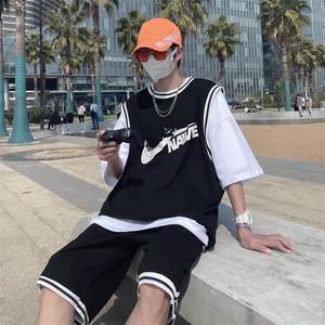男潮流休闲套装篮球服运动套装A001P38图片