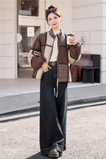 2025年冬季新款拼接短款休闲羽绒服，女装羽绒服，橙子家