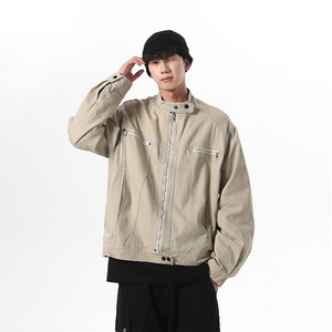 牛仔外套男秋季复古日系飞行员夹克高级感痞帅工装衣服JK1109-P78图片