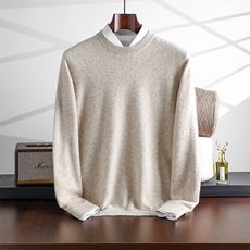 男款秋冬衫35%简约保暖男装，男装羊绒套衫，飞邦羊绒