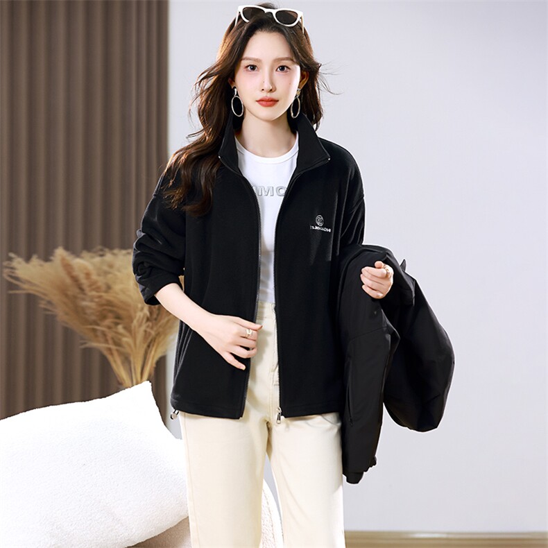 2025年冬季新款时尚简约派克内搭现货,女装派克服,婷思杰（原婷想服饰）