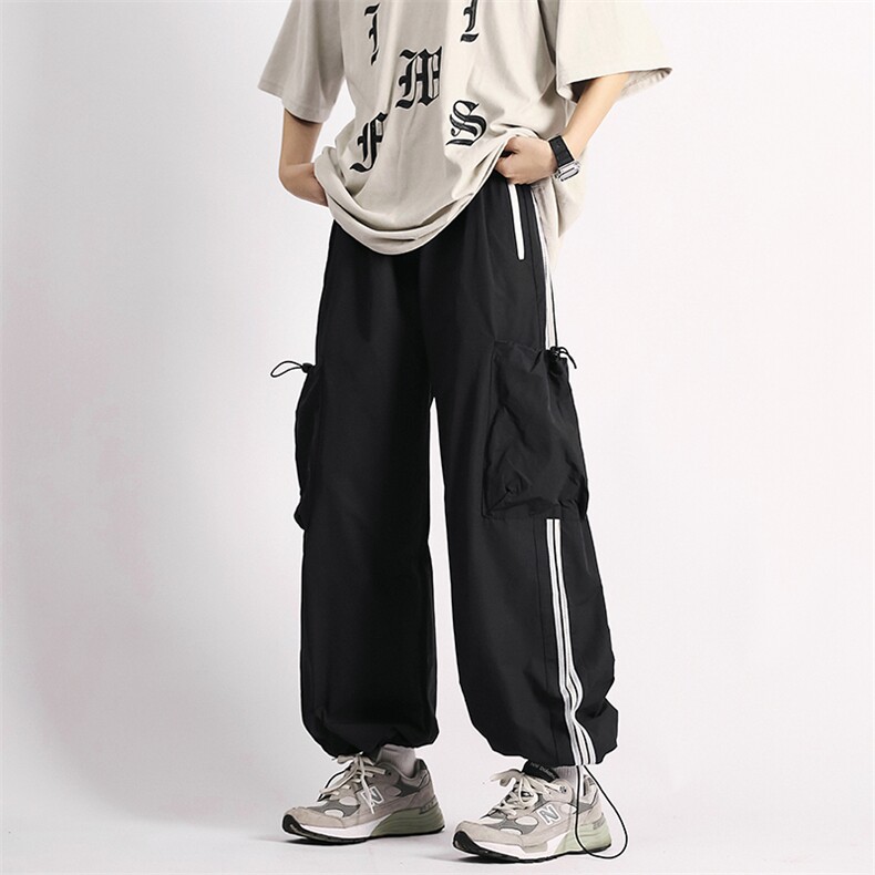 美式复古街头hiphop工装裤男女宽松高腰显瘦阔腿运动裤BE522-P42,男装工装外套,星座1008-1