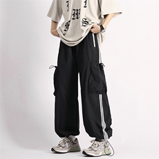 美式复古街头hiphop工装裤男女宽松高腰显瘦阔腿运动裤BE522-P42，男装工装外套，星座1008-1