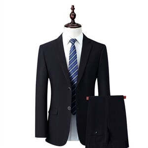 2023秋季新款中老年男装爸爸西服套装商务休闲西服MNSA8801-P290，男装西服套装，电商B212（原钱塘6029）