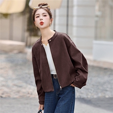 休闲短外套女小个子秋季2025新款高级感时尚减龄百搭上衣，女装短外套，浙宝029