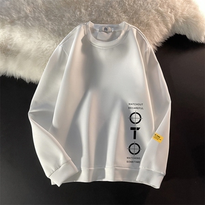 T4114-P25 加绒款-P35 简约帅气百搭长袖t恤男大码胖子卫衣图片