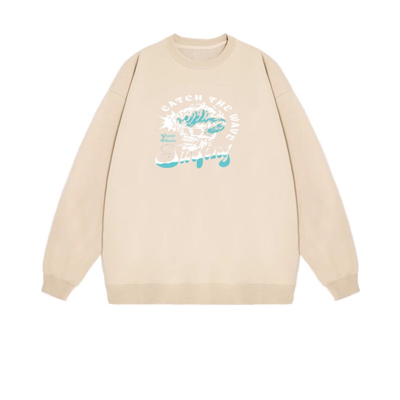 2025年秋季套头长袖通勤一个骷髅头时尚百搭通勤，女装卫衣/绒衫，花可