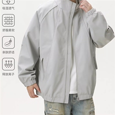 现货！JK760-特P35美式工装飞行夹克2026新款高街潮牌设计感外套，男装夹克，星座1811B