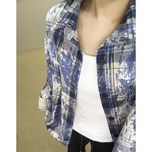 潮牌高街个性衬衫潮流宽松休闲上衣A086-CS2212-特批价30