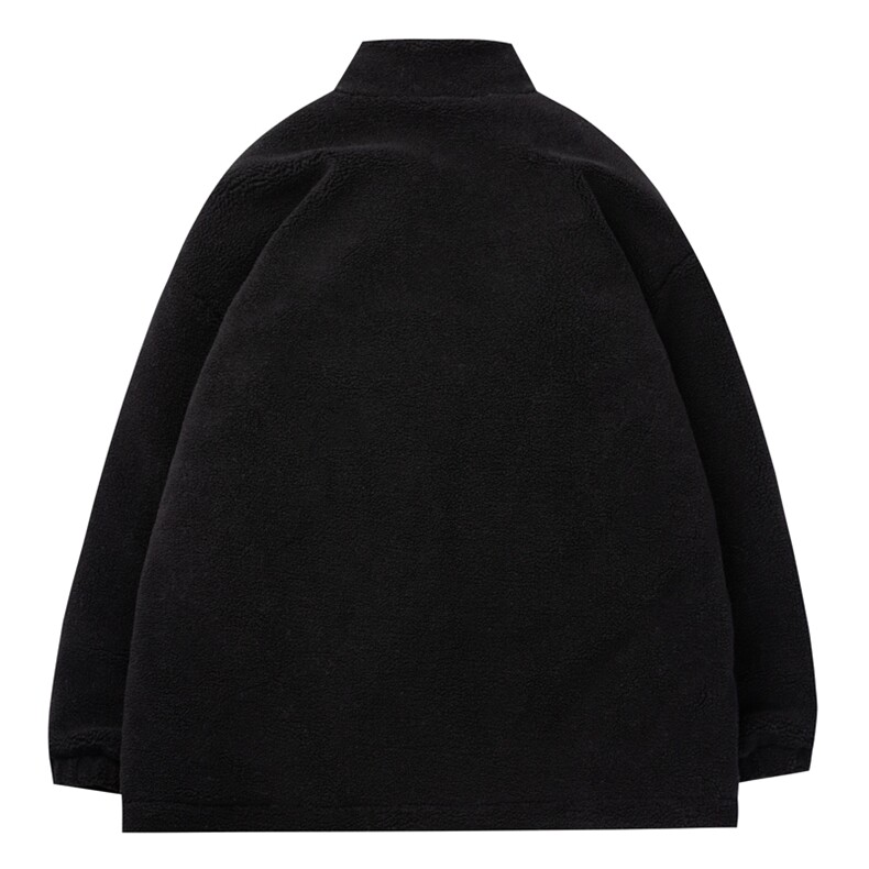 M8018P95白底平铺立领加大码保暖冬装棉衣羊羔毛纯色情侣学生,男装棉衣,电商A026-1