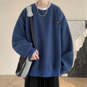 现货春季 新款灯芯绒高质量圆领加绒加厚卫衣A168-DSWY02-TP58图片