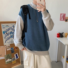 秋冬ins日系慵懒风毛衣外套港风宽松潮流个性针织衫男M810-P36，男装针织衫/毛衣，星座512-2
