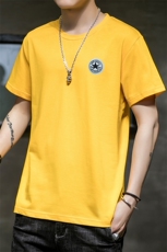 2021春季新款男潮个性原创印花套头圆领纯棉短袖T恤A436-T10-P16，男装T恤，电商A438