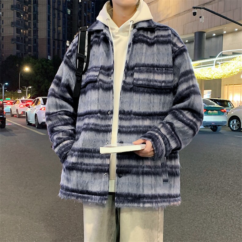 小香风外套男春秋季新款青少年宽松潮流夹克JK0236-P95,男装夹克,星座308B-2