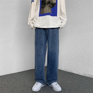 ！2023新品复古慵懒垂感牛仔裤宽松显瘦阔腿裤XN70P45控58