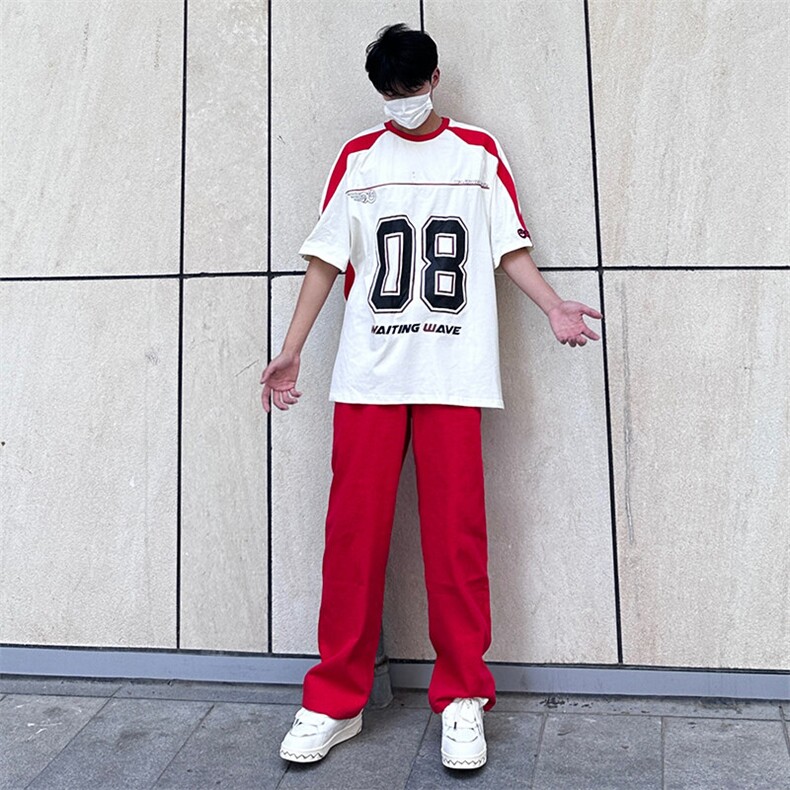 25年春季水洗高街vibe直筒宽松阔腿五色牛仔裤NZ2310-P55控78,男装牛仔裤,星座1002-1