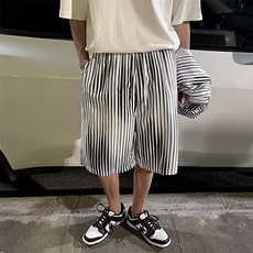 衬衣短裤套装情侣时尚条纹套装C630P48，男装休闲套装，星座1116-2
