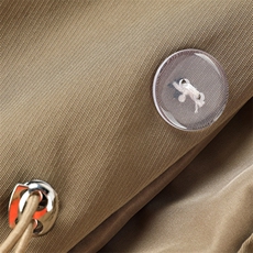 2021秋季时尚简约大方气质优雅收腰显瘦休闲修身百搭潮流风衣外套，女装风衣，米雪儿