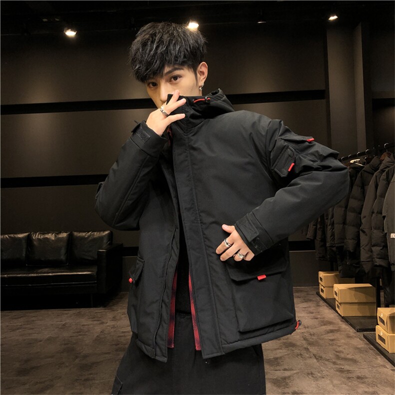 M-8XL男冬装加棉加绒连帽工装棉衣外套5032-1_M06,男装棉衣,星座1516-1