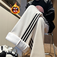 重磅加绒休闲长裤男2025新款潮流宽松青少年直筒裤子春秋运动卫裤，男装休闲裤，星座512A（原616）