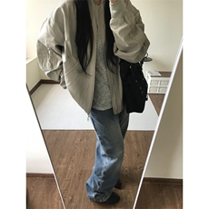 【有货】cleanfit棒球服外套高级感痞帅飞行员夹克JH8820LL-P58，男装夹克，星座1007（原301D）