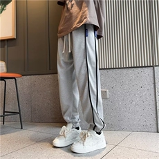 夏季休闲裤装饰港风流行时尚潮牌哈伦裤宽松潮长裤KB488-P35，男装休闲裤，星座1109-3