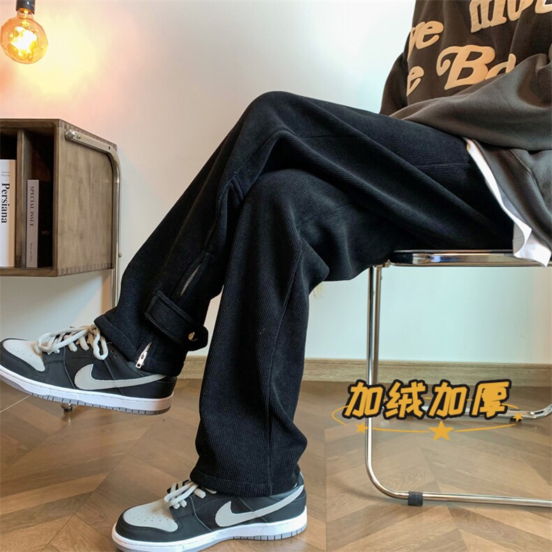 冬季重磅欧棉绒加绒加厚休闲裤子313A-1-NK71-P60加绒P70控78,男装休闲裤,星座808A-1