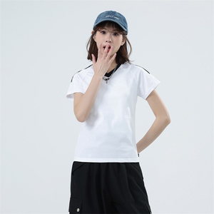 T8923-P30S-XL夏季美式辣妹修身短款显瘦正肩女款T恤控59