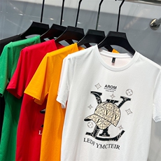 新款时尚高端精品欧货夏季男T恤短袖潮流抖音A227B-A-713-P45，男装T恤，电商A227B（原钱塘4066-1）