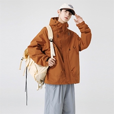 秋季冲锋衣男户外防水外套连帽夹克学生潮流上衣A266-JK8013-P45，男装夹克，电商A266