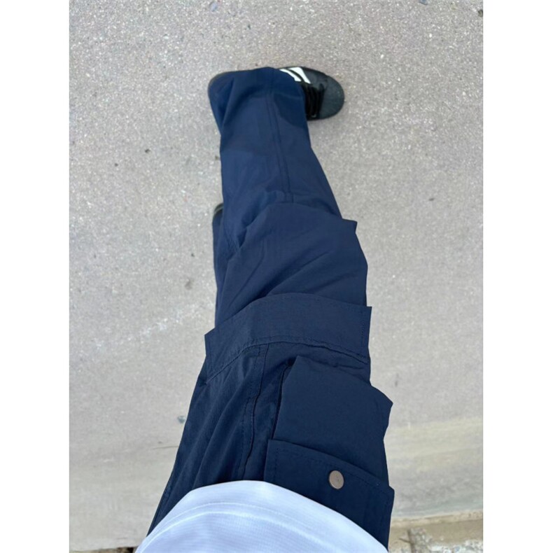 藏青色美式机能风工装裤子男款三防软壳冲锋裤防风防水户外登山裤,男装工装外套,星座1007（原301D）