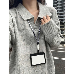 现货数据款老钱风麻花V领毛衣男秋冬复古POLO衫-A2321P58图片