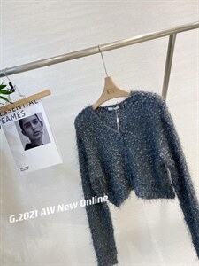 新款毛球针织开衫 均码 现货图片